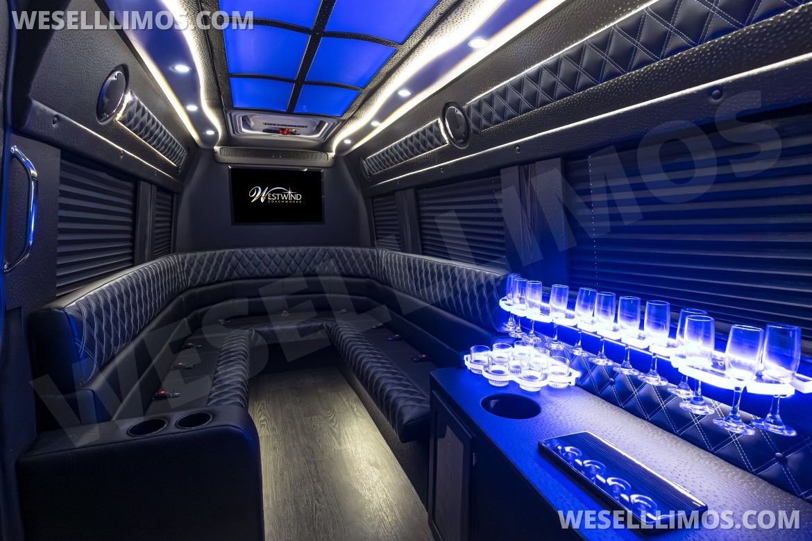 Photo of Limousine for sale: 2025 Mercedes-Benz Sprinter 3500 Limousne 170&quot; by Westwind Coachworks