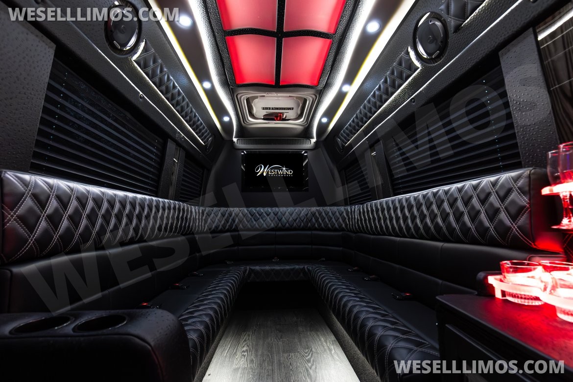 Photo of Limousine for sale: 2025 Mercedes-Benz Sprinter 3500 Limousne 170&quot; by Westwind Coachworks