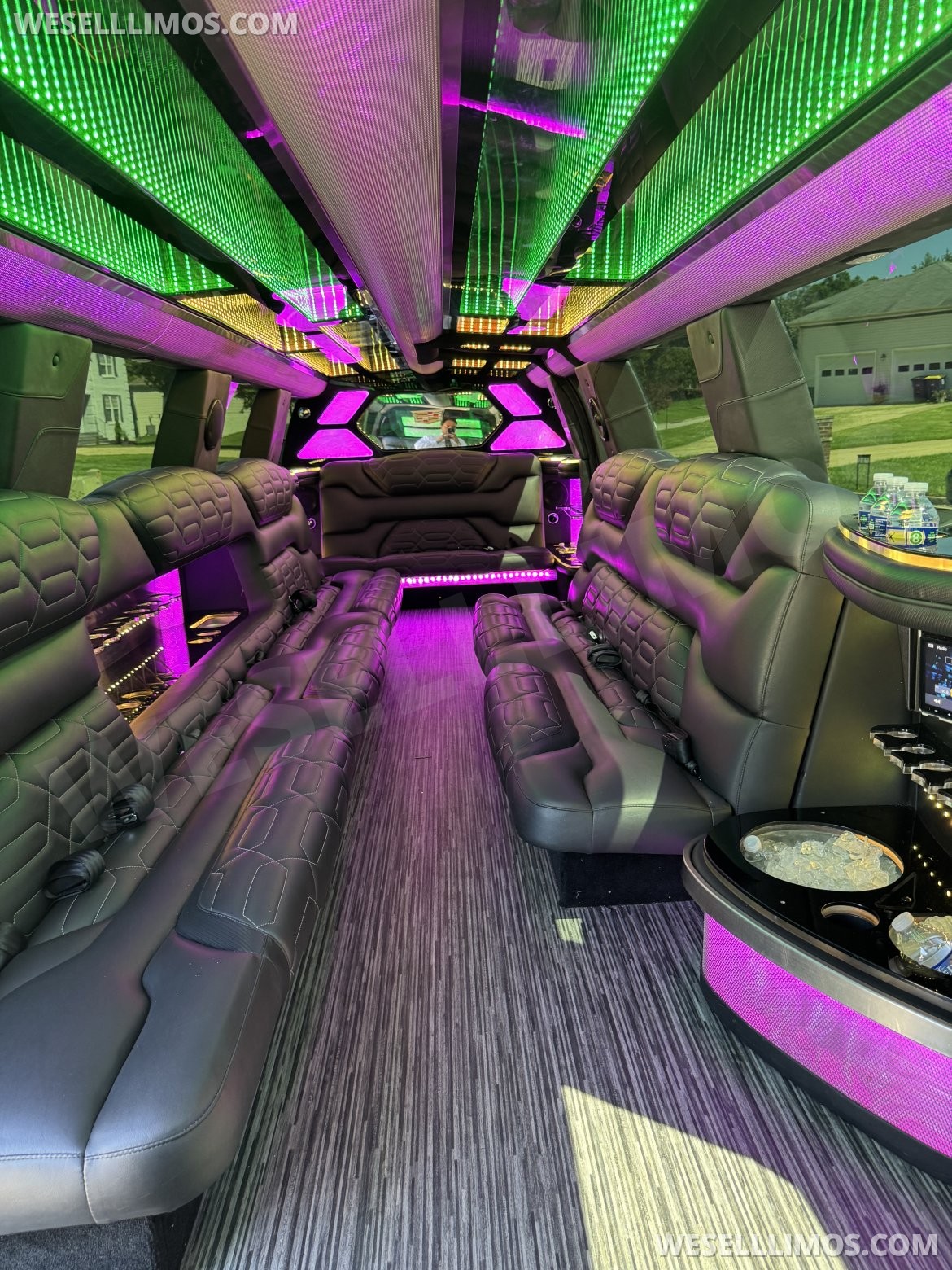 Photo of SUV Stretch for sale: 2022 Cadillac Escalade limo stretch white 20 pass 200&quot; by Pinnacle builder CA