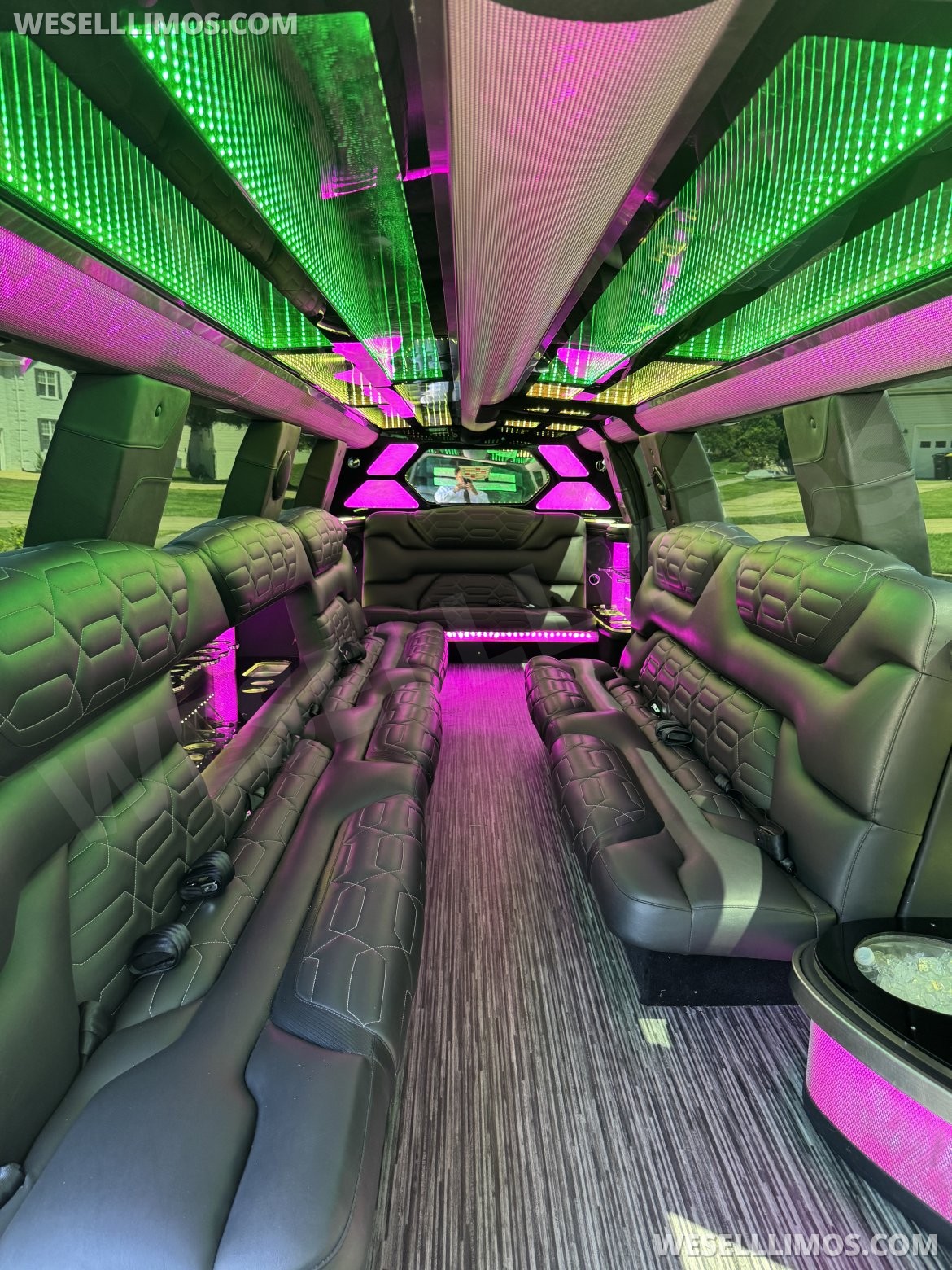 Photo of SUV Stretch for sale: 2022 Cadillac Escalade limo stretch white 20 pass 200&quot; by Pinnacle builder CA