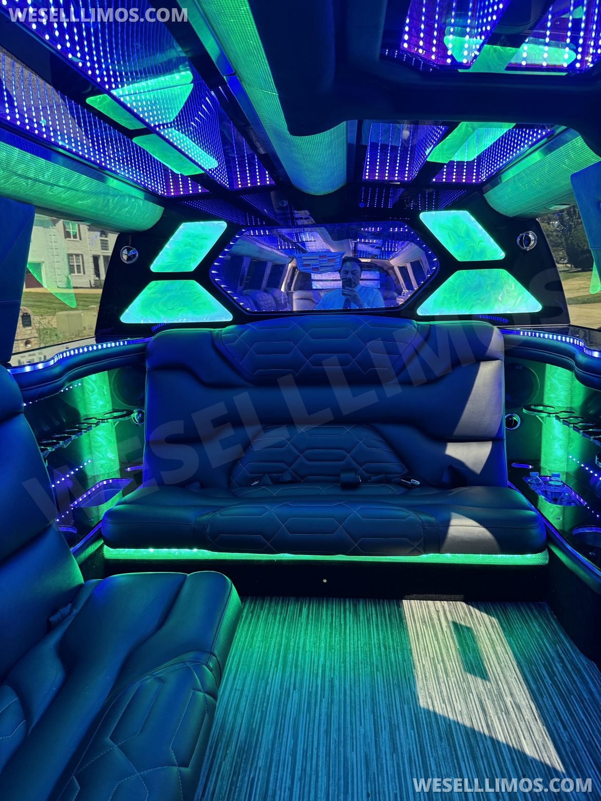 Photo of SUV Stretch for sale: 2022 Cadillac Escalade limo stretch white 20 pass 200&quot; by Pinnacle builder CA