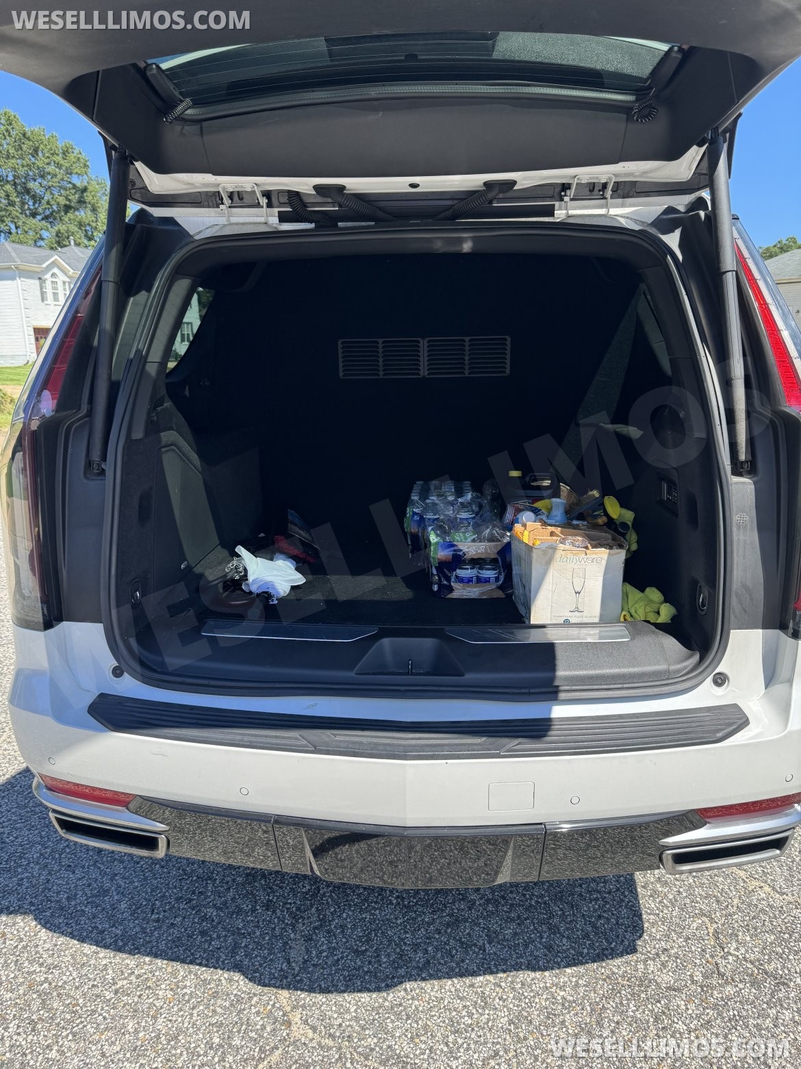 Photo of SUV Stretch for sale: 2022 Cadillac Escalade limo stretch white 20 pass 200&quot; by Pinnacle builder CA