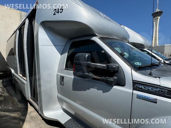 2015 Executive Coach Builder Ford F-550 CNG Shuttle Bus