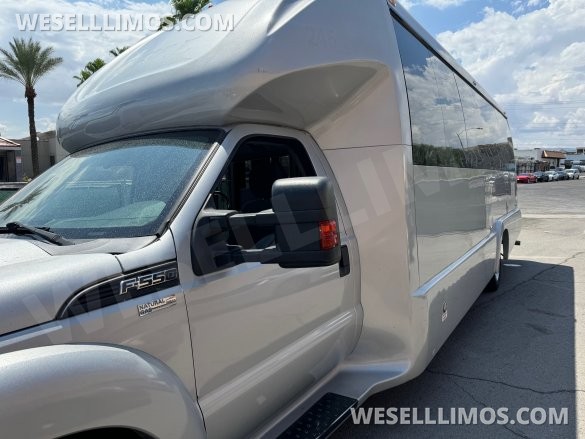 2015 Executive Coach Builder Ford F-550 CNG Shuttle Bus