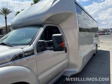 2015 Executive Coach Builder Ford F-550 CNG Shuttle Bus