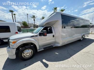 2015 Executive Coach Builder Ford F-550 CNG Shuttle Bus