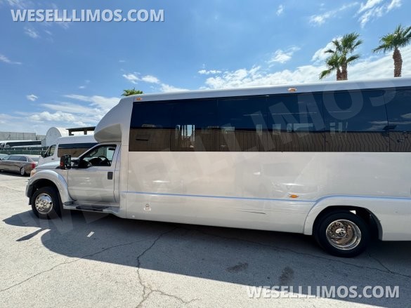 2015 Executive Coach Builder Ford F-550 CNG Shuttle Bus