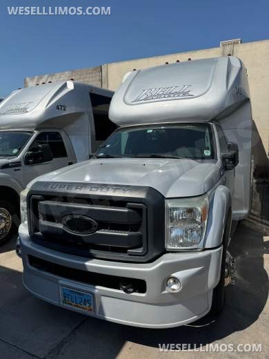 2015 Executive Coach Builder Ford F-550 CNG Shuttle Bus