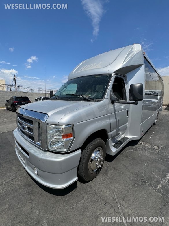 2014 Executive Coach Builder Ford E-450 CNG Shuttle Bus