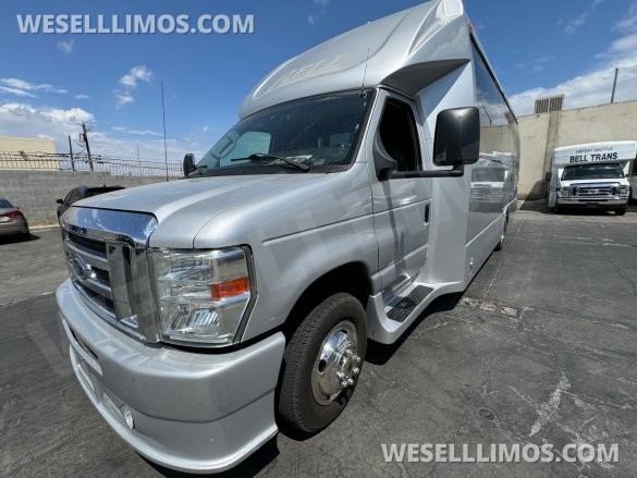 2014 Executive Coach Builder Ford E-450 CNG Shuttle Bus