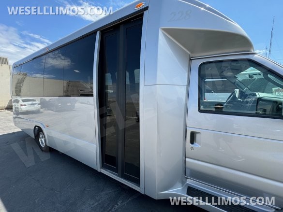2014 Executive Coach Builder Ford E-450 CNG Shuttle Bus