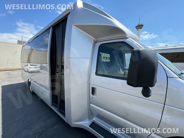 2014 Executive Coach Builder Ford E-450 CNG Shuttle Bus