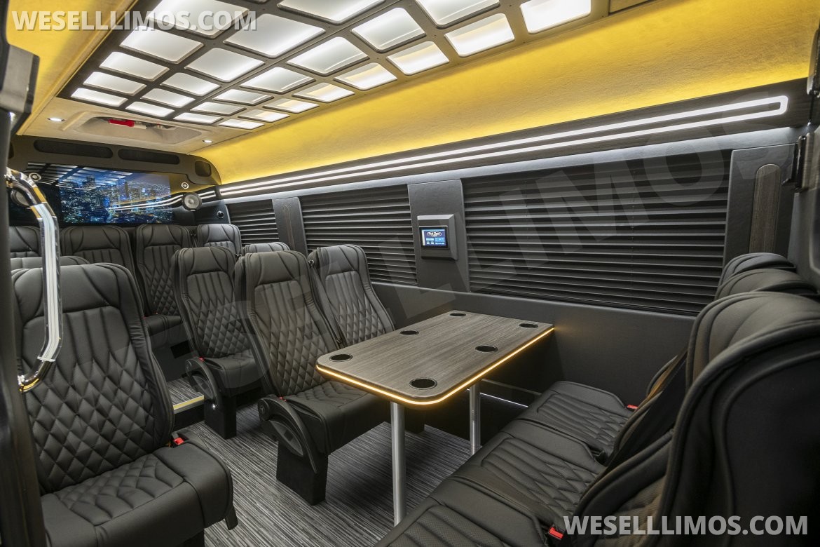 Photo of Sprinter for sale: 2025 Mercedes-Benz 14px Executive Shuttle 170&quot; by First Class Customs, Inc.