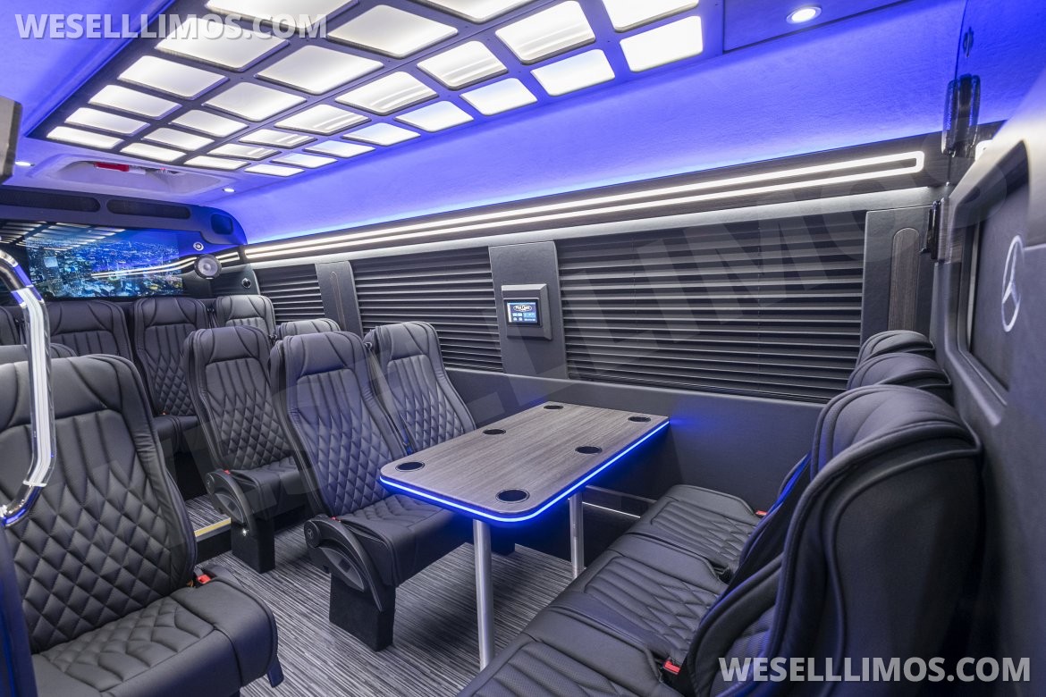 Sprinter for sale: 2025 Mercedes-Benz 14px Executive Shuttle 170&quot; by First Class Customs, Inc.