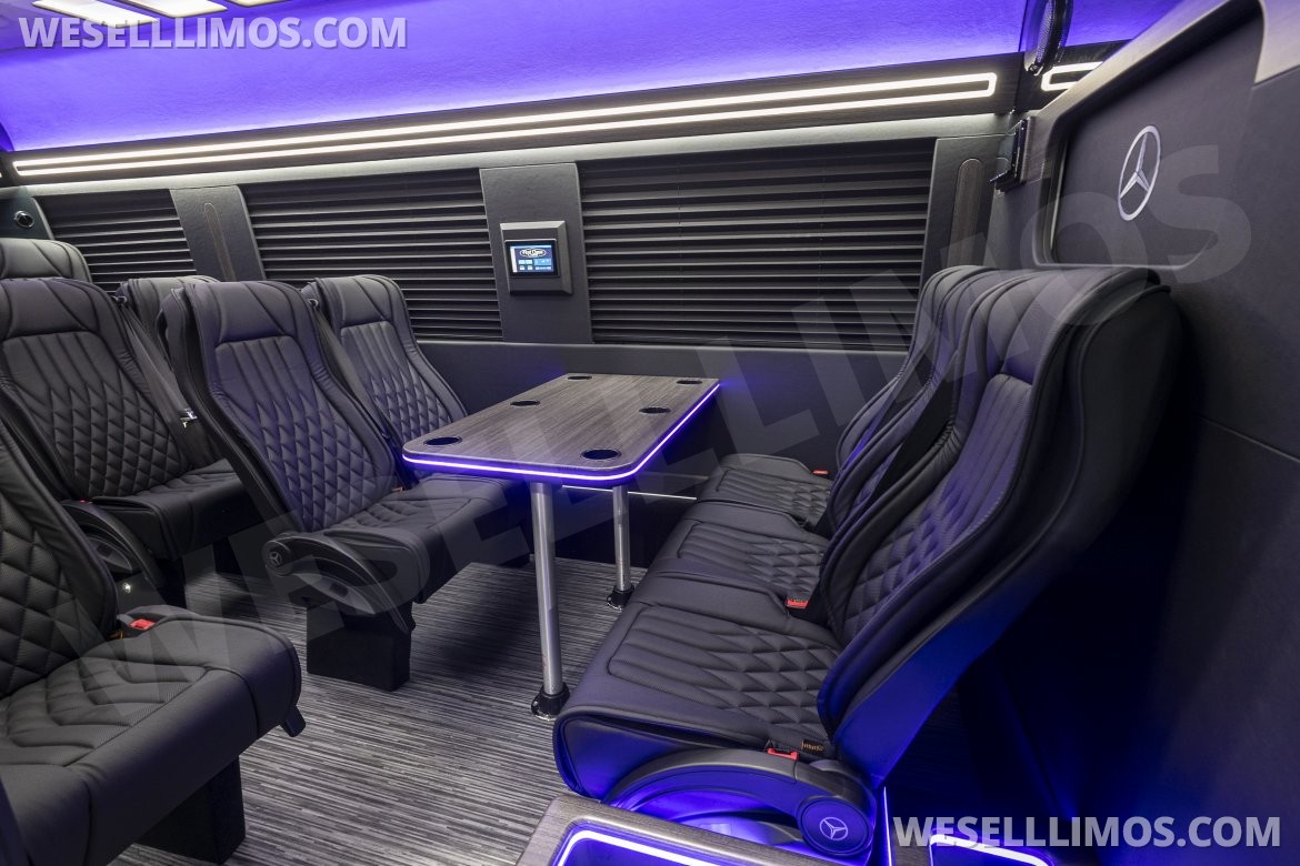 Photo of Sprinter for sale: 2025 Mercedes-Benz 14px Executive Shuttle 170&quot; by First Class Customs, Inc.