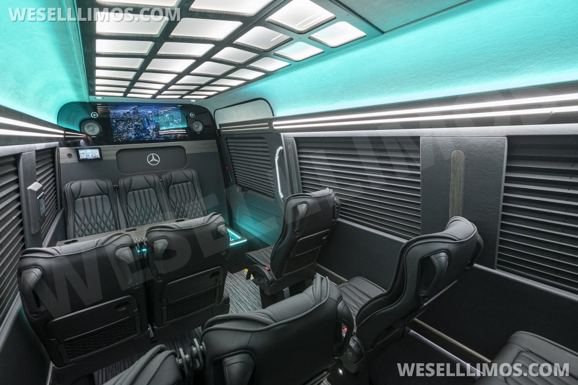 Photo of Sprinter for sale: 2025 Mercedes-Benz 14px Executive Shuttle 170&quot; by First Class Customs, Inc.