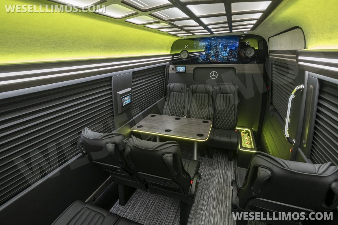 Photo of Sprinter for sale: 2025 Mercedes-Benz 14px Executive Shuttle 170&quot; by First Class Customs, Inc.