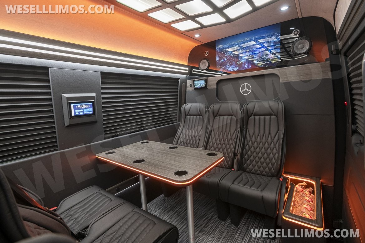 Photo of Sprinter for sale: 2025 Mercedes-Benz 14px Executive Shuttle 170&quot; by First Class Customs, Inc.