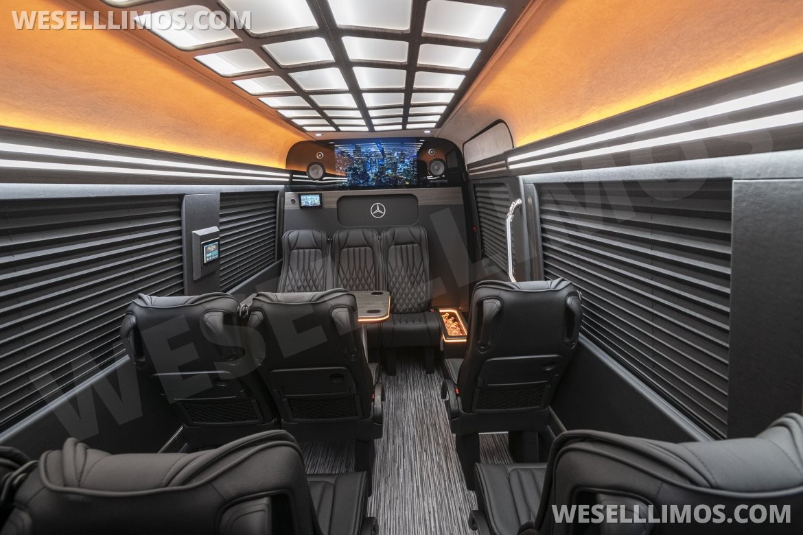Photo of Sprinter for sale: 2025 Mercedes-Benz 14px Executive Shuttle 170&quot; by First Class Customs, Inc.
