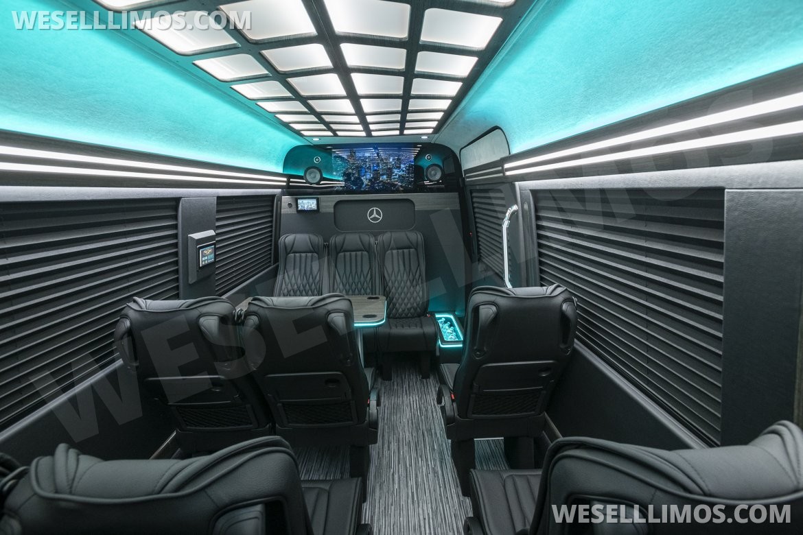 Photo of Sprinter for sale: 2025 Mercedes-Benz 14px Executive Shuttle 170&quot; by First Class Customs, Inc.