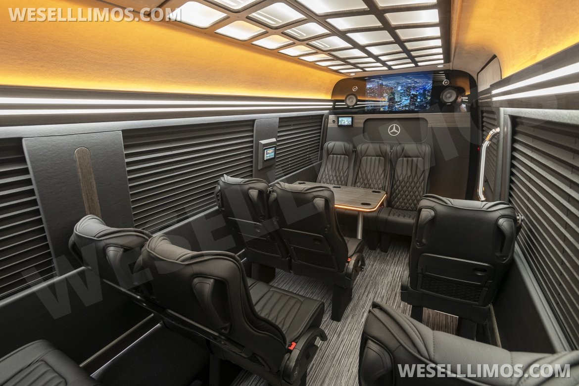 Photo of Sprinter for sale: 2025 Mercedes-Benz 14px Executive Shuttle 170&quot; by First Class Customs, Inc.