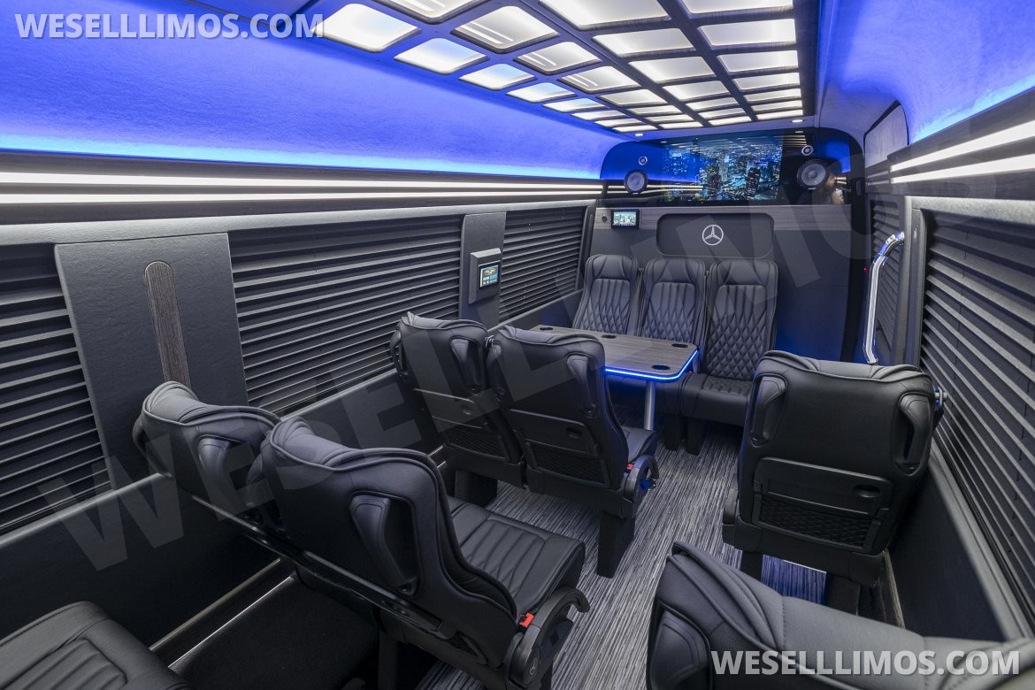 Photo of Sprinter for sale: 2025 Mercedes-Benz 14px Executive Shuttle 170&quot; by First Class Customs, Inc.