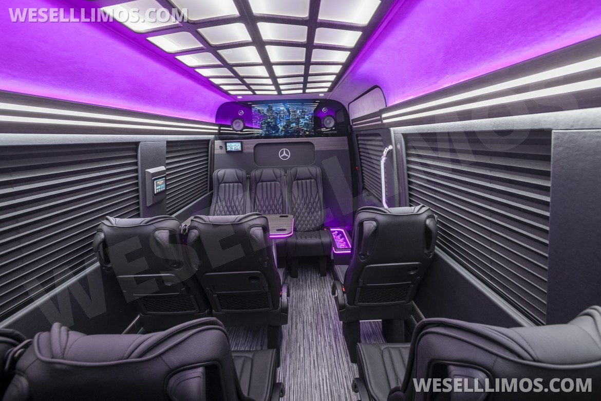Photo of Sprinter for sale: 2025 Mercedes-Benz 14px Executive Shuttle 170&quot; by First Class Customs, Inc.