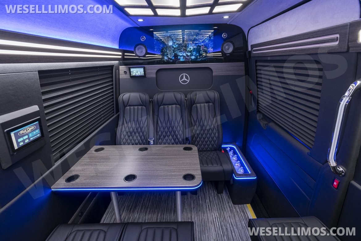 Photo of Sprinter for sale: 2025 Mercedes-Benz 14px Executive Shuttle 170&quot; by First Class Customs, Inc.