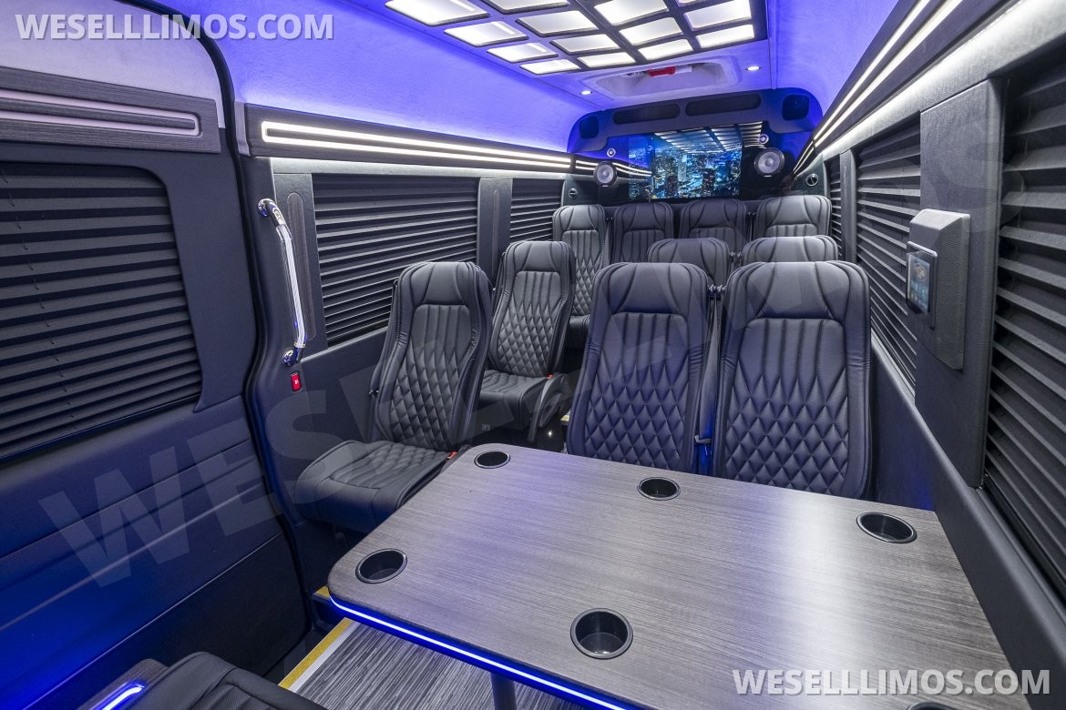 Photo of Sprinter for sale: 2025 Mercedes-Benz 14px Executive Shuttle 170&quot; by First Class Customs, Inc.