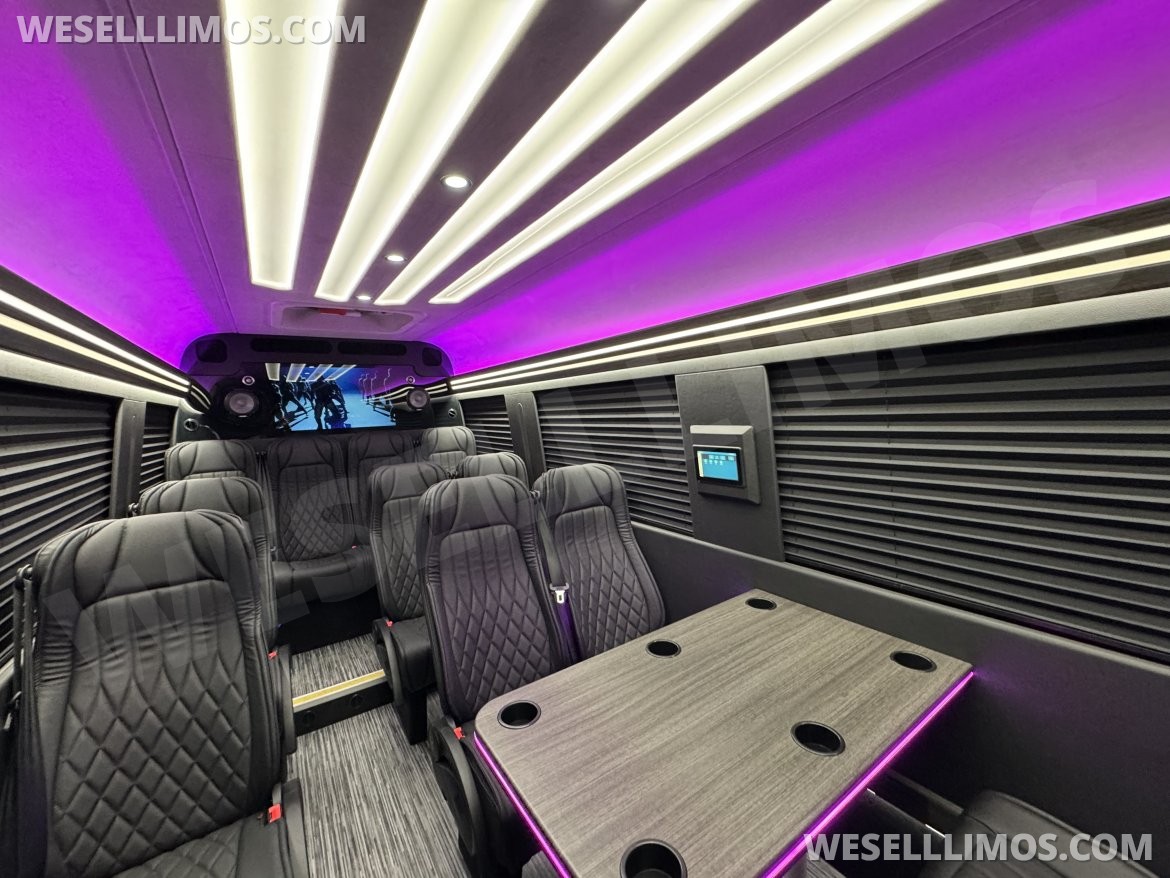 Photo of Sprinter for sale: 2025 Mercedes-Benz 14px Executive Shuttle 170" by First Class Customs, Inc.