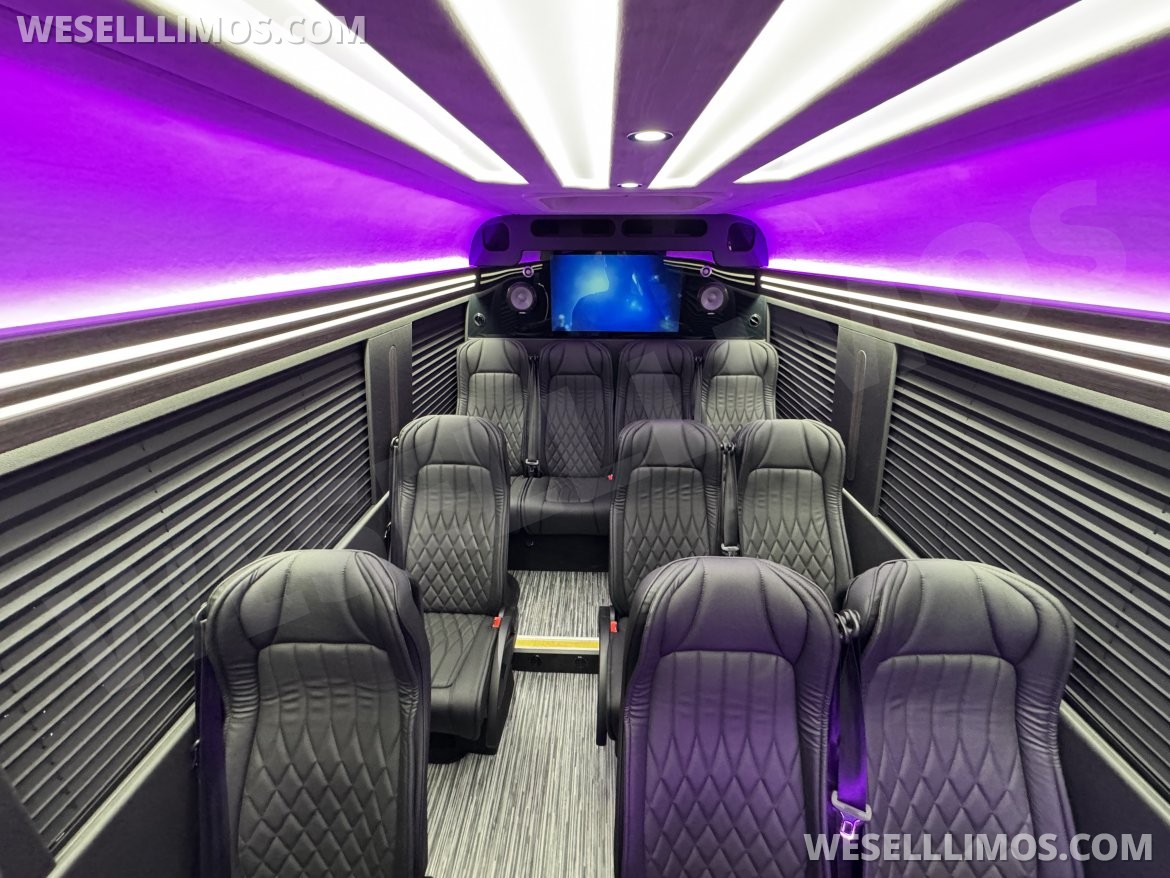 Photo of Sprinter for sale: 2025 Mercedes-Benz 14px Executive Shuttle 170" by First Class Customs, Inc.