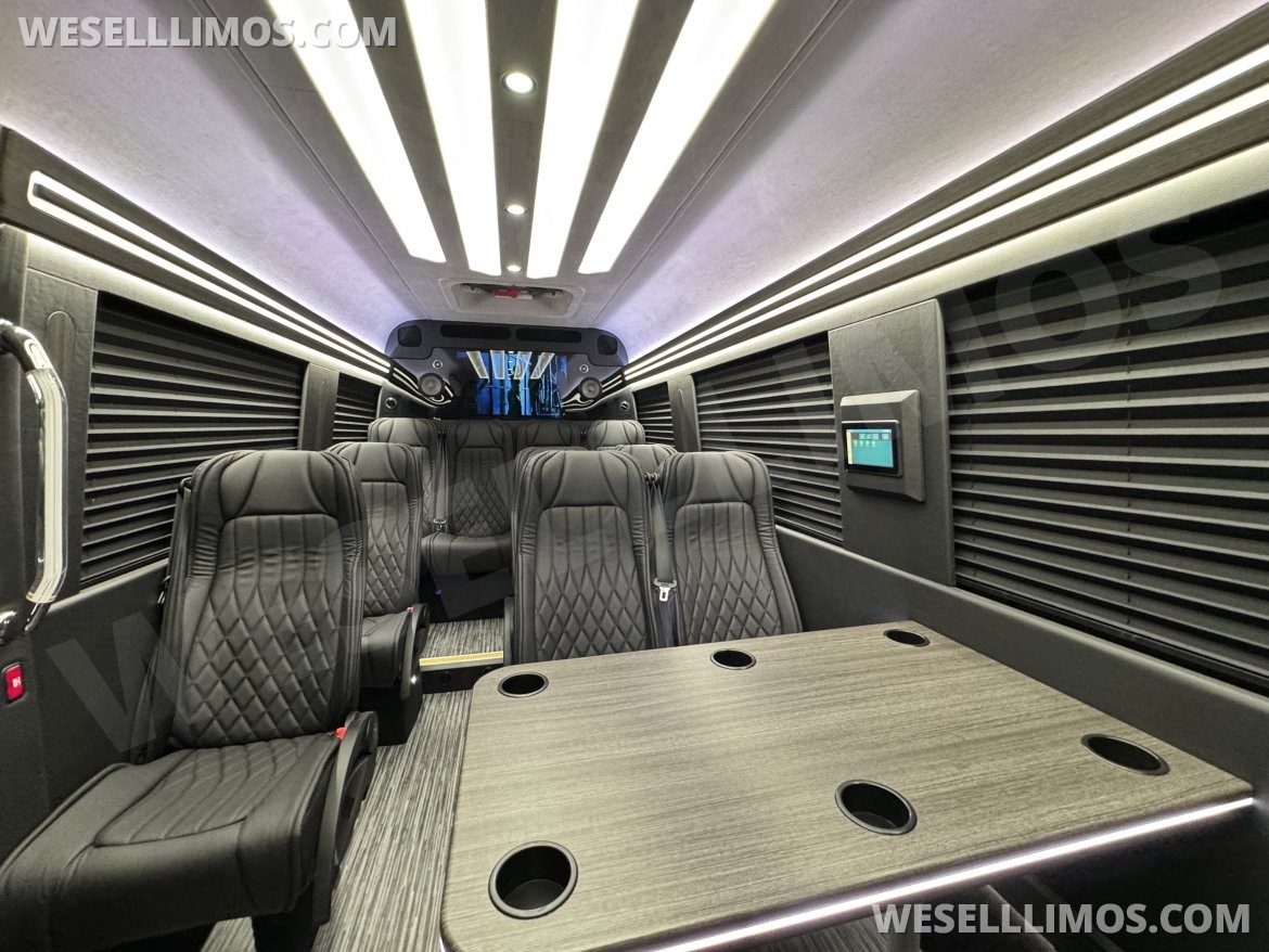 Photo of Sprinter for sale: 2025 Mercedes-Benz 14px Executive Shuttle 170" by First Class Customs, Inc.