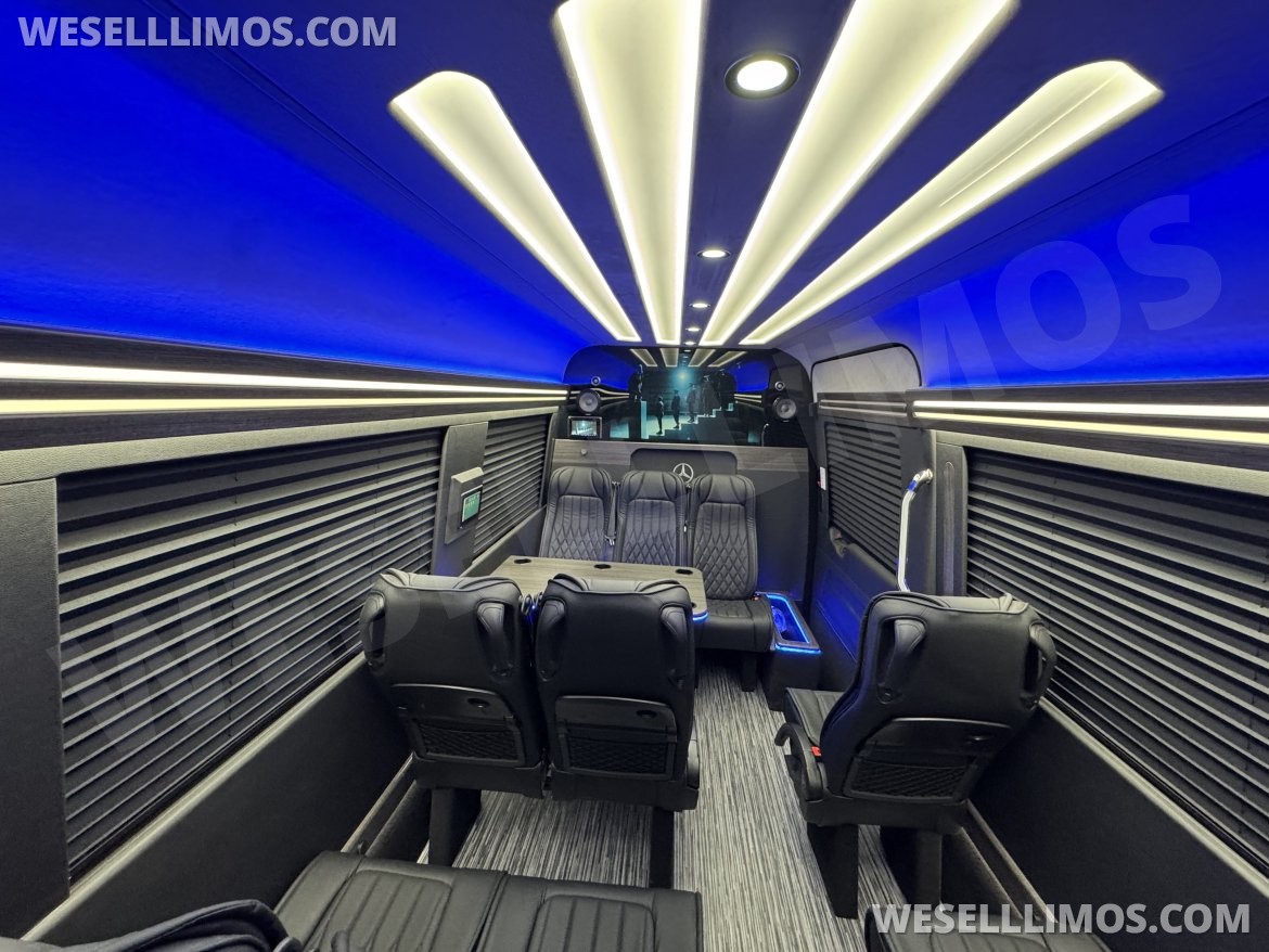 Photo of Sprinter for sale: 2025 Mercedes-Benz 14px Executive Shuttle 170" by First Class Customs, Inc.