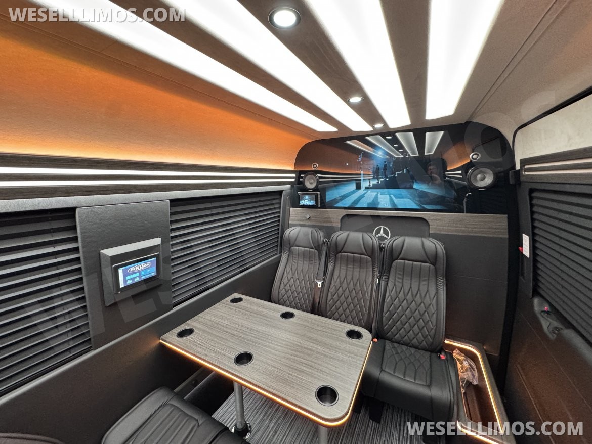 Photo of Sprinter for sale: 2025 Mercedes-Benz 14px Executive Shuttle 170" by First Class Customs, Inc.
