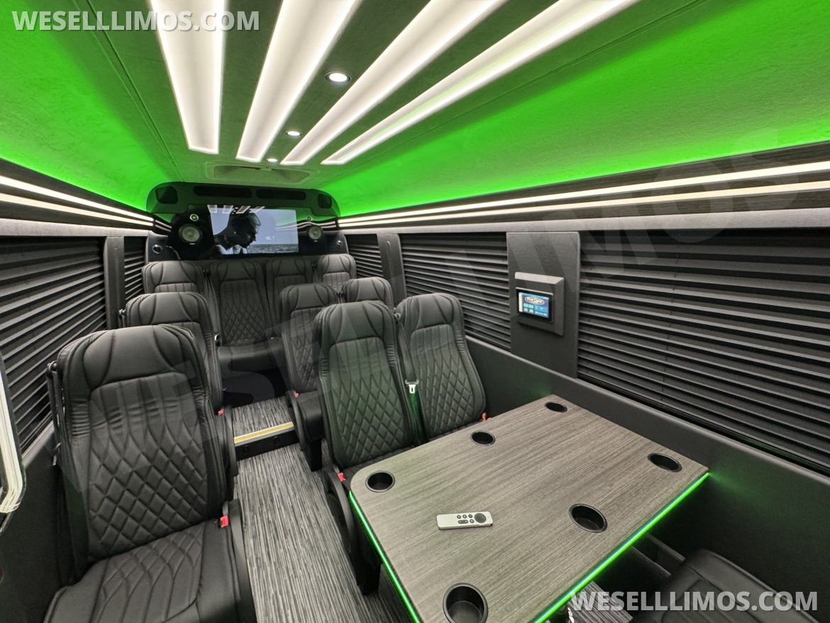 Photo of Sprinter for sale: 2025 Mercedes-Benz 14px Executive Shuttle 170" by First Class Customs, Inc.