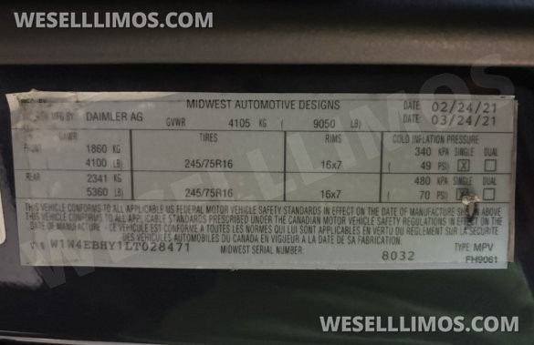 2021 Midwest Automotive Designs Mercedes-Benz Sprinter 2500 Daycruiser