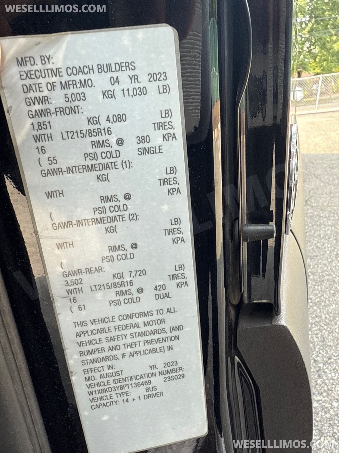 Photo of Sprinter for sale: 2023 Mercedes-Benz Sprinter 170&quot; by Executive Coach Builder