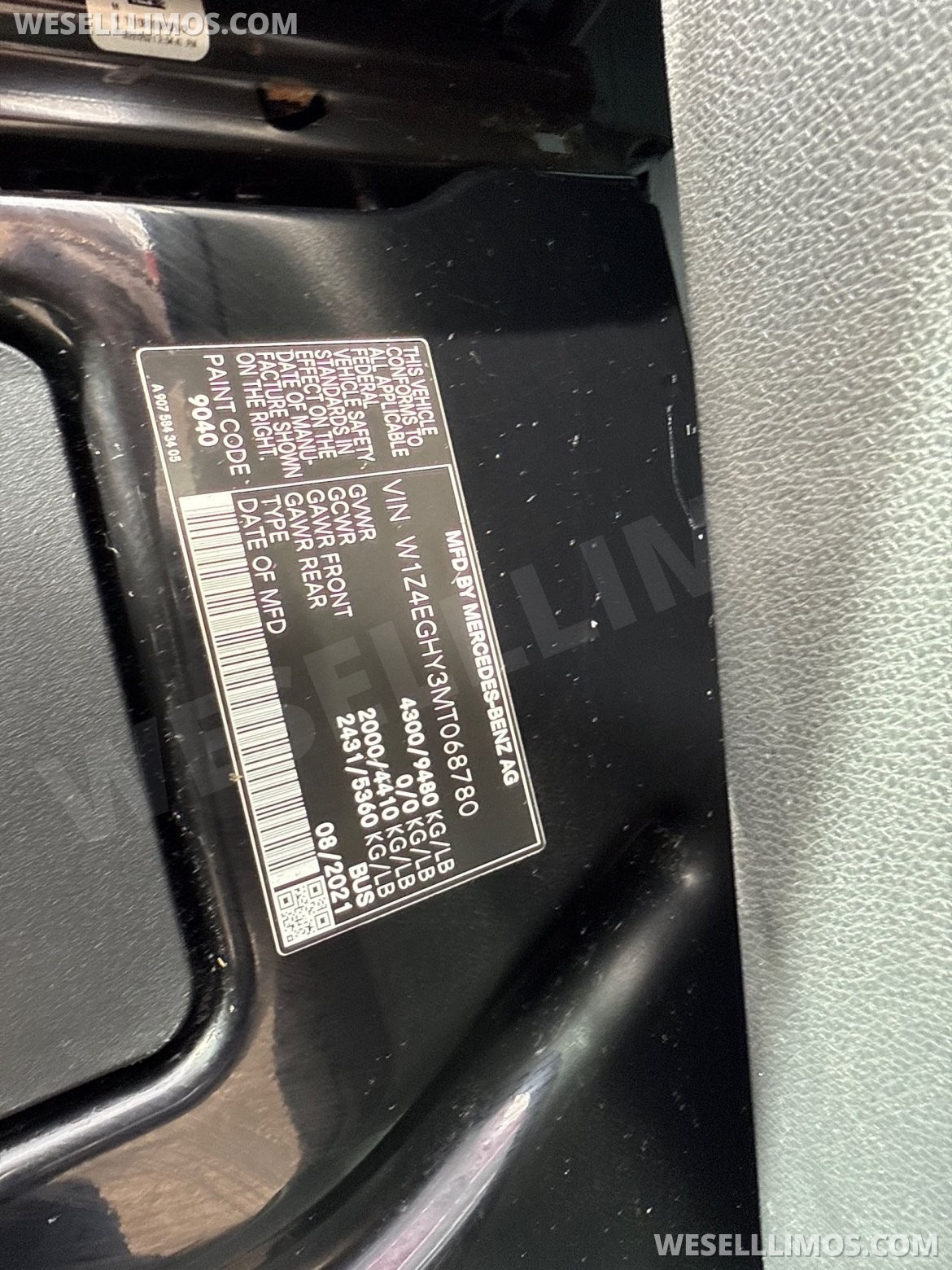 Photo of Sprinter for sale: 2021 Mercedes-Benz Sprinter 170&quot;