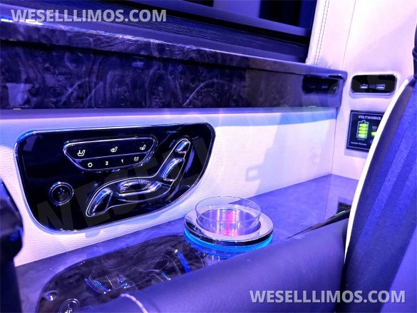 2023 AWD Matte Black Maybach Trim Sprinter Road Liner Limousine Leather Heat/Cool/Massage Seat