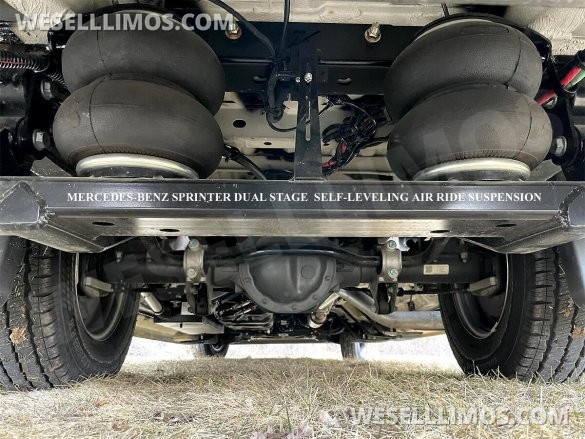 2023 AWD Matte Black Maybach Trim Sprinter Road Liner Limousine Leather Heat/Cool/Massage Seat