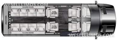 2023 AWD Matte Black Maybach Trim Sprinter Road Liner Limousine Leather Heat/Cool/Massage Seat