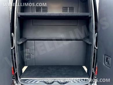2023 AWD Matte Black Maybach Trim Sprinter Road Liner Limousine Leather Heat/Cool/Massage Seat