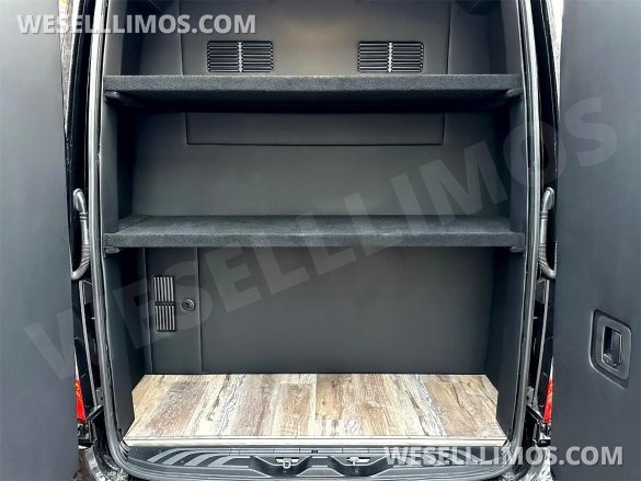2023 AWD Matte Black Maybach Trim Sprinter Road Liner Limousine Leather Heat/Cool/Massage Seat