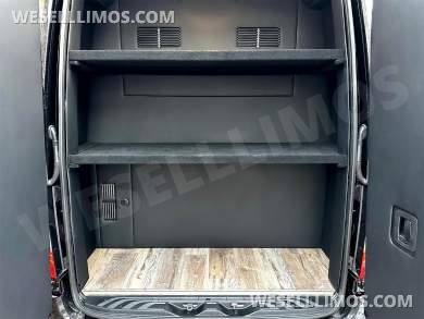 2023 AWD Matte Black Maybach Trim Sprinter Road Liner Limousine Leather Heat/Cool/Massage Seat