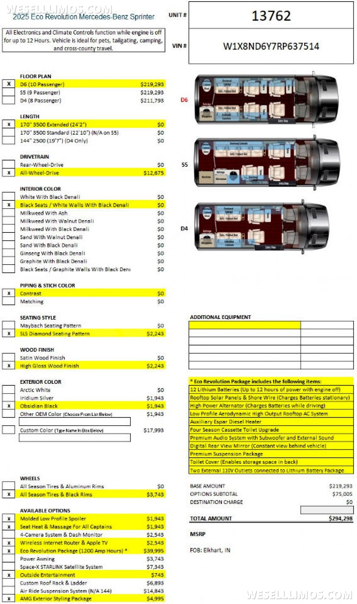 Photo of Sprinter for sale: 2025 Mercedes-Benz Sprinter by Auto Elite