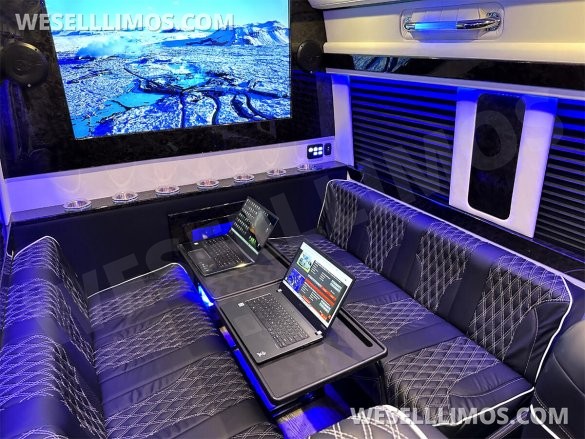 2025 AWD AMG Trim 15 Passenger Auto Elite MB Sprinter Road Liner Limousine