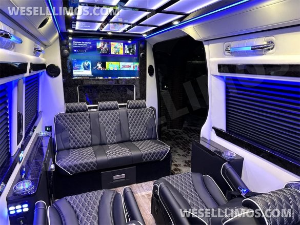2025 AWD AMG Trim 15 Passenger Auto Elite MB Sprinter Road Liner Limousine
