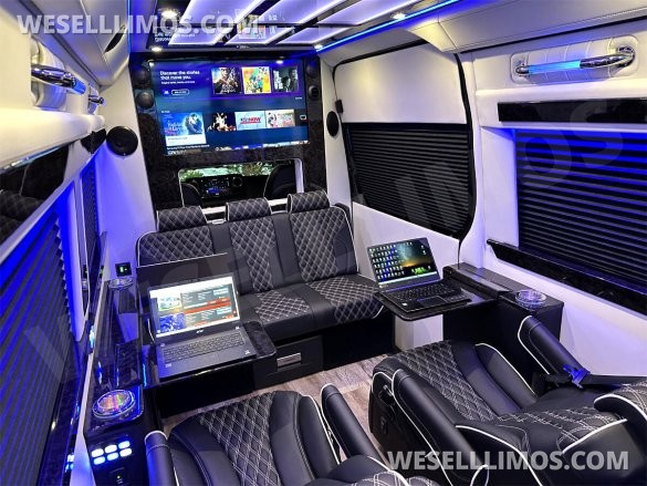 2025 AWD AMG Trim 15 Passenger Auto Elite MB Sprinter Road Liner Limousine