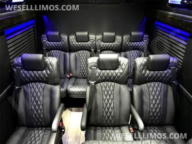 2024 15 Passenger Executive Shuttle Mini Bus Large Legroom Auto Elite Mercedes-Benz Sprinter