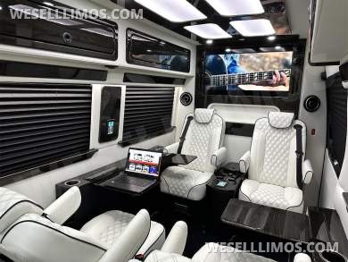 2025 Eco Revolution Limousine AMG Trim Auto Elite Mercedes-Benz Sprinter Heat/Massage Seats